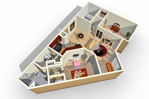 a floor plan of an apartment